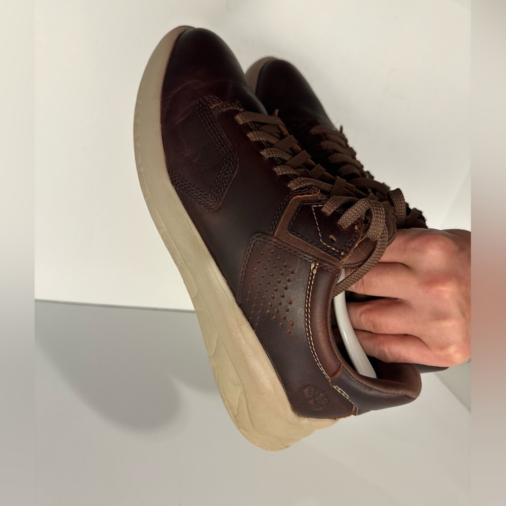 Timberland Men's Bradstreet Ultra Oxford Brown Leather Shoes A2D52 Size 9.5 - Picture 13 of 14